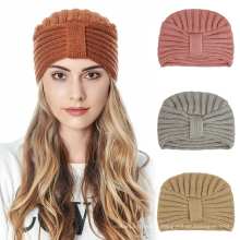 Bohemian Style Girl Cross Wool Knitted Hats knitted beanie cap outdoor warm hat cap